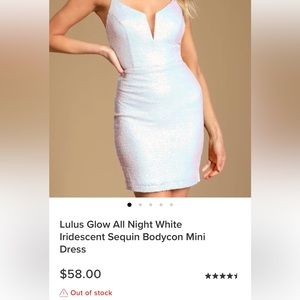 Lulu’s Glow All Night Sequin Mini Dress